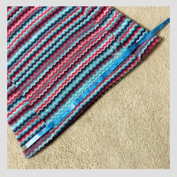 Spyder Savona 1/4 Zip Fleece Mock Neck Colorful Stripe Pullover Top Shirt Size 8 - Picture 9 of 14